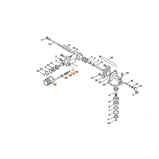STIHL  Urządzenie blokujące 4230 640 4511